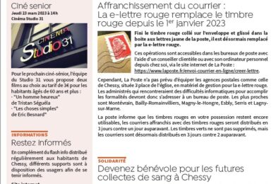 flash info mars 2023